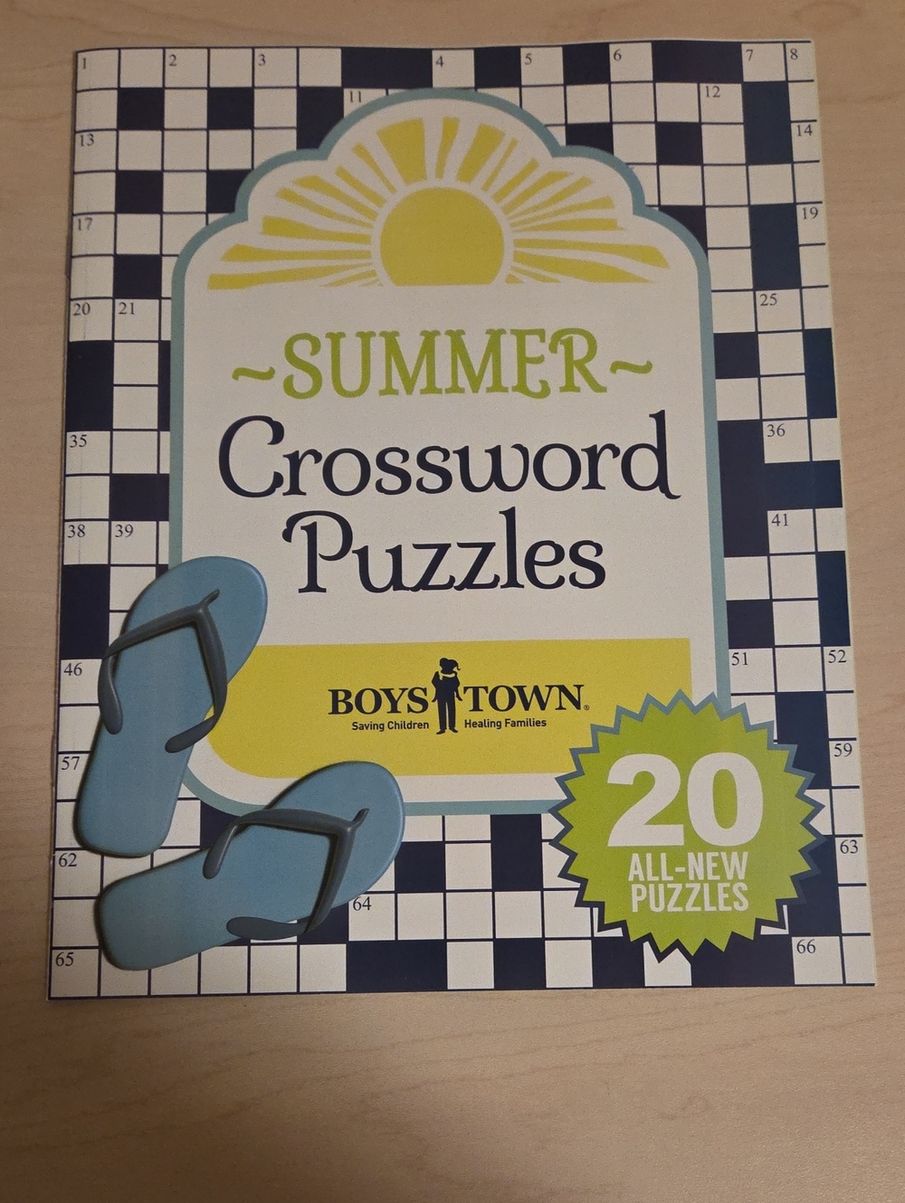 Summer Crossword Puzzles - 20 All-New Puzzles